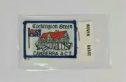 Vintage Cockington Green Canberra ACT Patch Woven Badge Australian Souvenir