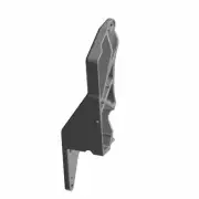 Polaris BRACE-LOWER RH MACH, Genuine OEM Part 5140474, Qty 1