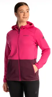 Klim Solitude Hoodie, functional jacket women , color: Pink/Dark Purple , size: XS
