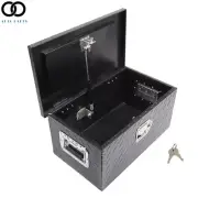 20"X12"X9.5" Aluminum Truck Tool Box Car Trailer Pickup Underbody Toolbox Black