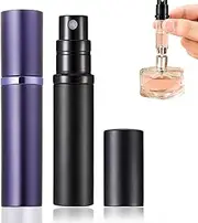 Yuiturt Perfume Atomiser, Refillable & Travel Size Perfume Bottle, Leaking Proof,Bottom Pump without Funnel, Luxurious Small women and men