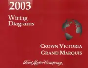 2003 Ford Crown Victoria Mercury Grand Marquis Wiring Diagrams Schematics