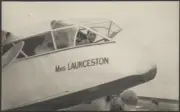 Laurie Johnston in cockpit of de Havilland DH 84 Dragon AVIATION OLD PHOTO