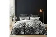 Bianca Boscage Polyester Black Nature Inspired Coverlet Bedding Sheet Set
