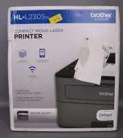 Brother - HL-L2305W Wireless Black-and-White Laser Printer - Gray