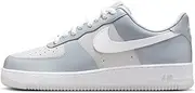 [Nike] Men's Air Force 1 '07 Lv8 Sneaker, Wolf Grey White Vast Grey, 10.5 US