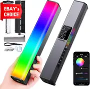 RGB LED Video Light Stick Touch Bar APP Control Portable Photography Lighting