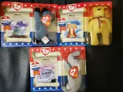 TY Beanie Babies American Trio 1996 edition. UNOPENED VERY RARE !!