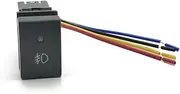 AMGHCGTEEW Fit for Suzuki Jimny 2007 2008 2009 2010 2011 2012 2013 2014 2015 Orange Light Car Front Fog Light Push Button Switch with Wire