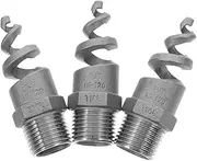 iplusmile 3pcs Stainless Steel Spiral Lawn Nozzle Atomization Sprayer for Efficient Washing Fire Prevention and Enhanced Control Gardens