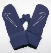 Nike Women's Transform Running Gloves / Mitt Thunder Blue/Black/Silver Medium