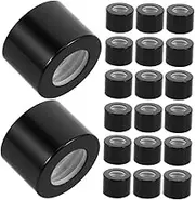 20pcs Black Reed Diffuser Bottle Caps DIY Refillable Glass Diffuser Lids Replacement Fragrance Bottle Stoppers for Aromatherapy Projects