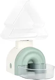 Small Pet Water Fountain - Ferret Water Dispenser | 520ml Automatic Pine Shape Feeding Fountain Hangable for Cat Bunny Ferret Hedgehog
