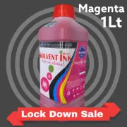 MAGENTA Eco Solvent Ink Compatible for Roland, Mutoh, Mimaki, Agfa Printers 1Lt.