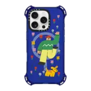 iPhone 16 Pro Bounce Case MagSafe Compatible Green Dog Walker