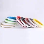 LKYJD Flexible Furniture Edge Banding, TPE Self Adhesive Veneer Edging Strip Edge Protector, DIY Furniture Edge Trim, 12m(Yellow,U30mm)