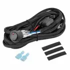 1-Lead Wiring Loom Harness Kit Fuse Relay ON/OFF Switch Fr LED Light Bar 12V 40A