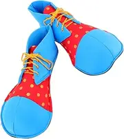[GALPADA] 1 Pair Clown Shoes for Performance Cosplay Props for Halloween Carnival Lightweight Design Comfortable Fit for Costume Parties and Festivals Blue