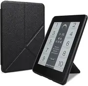 ZVCXOE Case for 7" Kindle Paperwhite and Kindle Colorsoft Signature Edition 2024, Slim Folding Stand Cover with Auto Wake or Sleep, Magnetic PC Back Cover Black