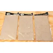 Maya Road Borders II Chipboard Sheet Pack 6x12 Turns Chipboard & Wings Lot of 3