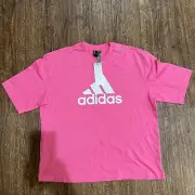 Adidas Womens Medium Pink T-Shirt NWT $40