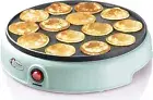 New Poffertjes Maker Retro Design Mini Pancake Machine With Non-Stick 800 W Mint