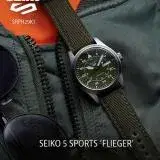 在飛比找遠傳friDay購物優惠-SEIKO 精工 5 Sports 軍風帆布錶帶機械錶(4R