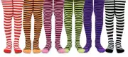 Jefferies Socks Girl Stripe Pattern Soft Nylon Stocking Dance Costume Tights