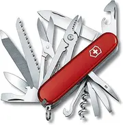 Victorinox Swiss Army Pocket Knife Handyman with 24 Functions, Red