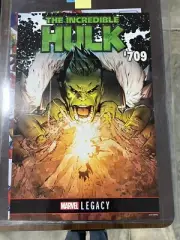 Incredible Hulk Promotional Store Promo Signed By Greg Land Folded @ Distributor