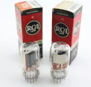 New Qty 2 RCA 12BT3 Compactron Mfg by GE Grey Plates O Getter NOS Vacuum Tubes
