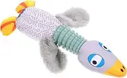 GANAZONO Plush Squeaky Dog Chewing Interactive Pet Plush for Dogs Cartoon Design Molar for Chewing and Soft Stuffed Animal Light