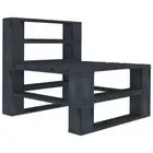 Wooden Pallet Middle Sofa Indoor Outdoor Seat Chair Weather Resistant Furniture