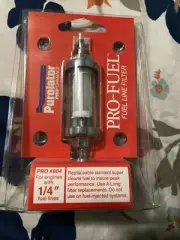 Purolator ProFormance Pro-Fuel Fuel Line Filter PRO #804 For Engines With 1/4”