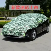 在飛比找樂天市場購物網優惠-車罩 鋁膜汽車罩 鋁膜車衣 車衣防塵套 車罩 半罩式汽車車罩