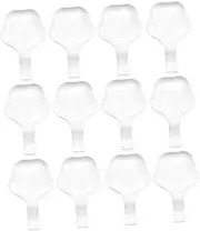 Beaupretty 12pcs Nail Display Trays Practical Manicure Color Pan for Nail Art Easy to Clean Showing Stands for