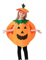 Halloween Pumpkin Kids Unisex Costumes Fancy Costume