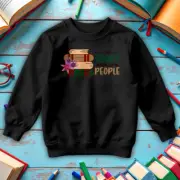 Girl I Like Books World Book Day Sweatshirt Jumper Costume Outfit Apparel #WBD