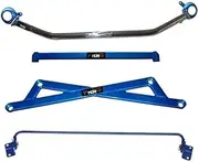 TTCR-II,Compatible With CITY 2006-2009 Criter Suspension System Strut Bar Car Accessories Alloy Stabilizer Bar Car Styling Tension Rod(4)
