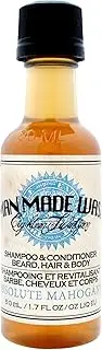 Man Made Wash - Absolute Mahogany by 18.21 Man Made for Men - 1.7 oz Shampoo, Conditioner and Body Wash