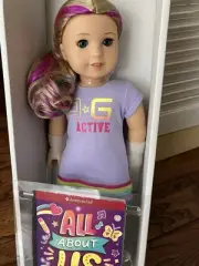 AMERICAN GIRL DOLL TRULY ME ALL ABOUT US DOLL #110 - BLONDE HAIR W/HIGHLIGHTS
