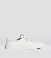 Women's Canvas Low Top Off-White Sneakers | OCA Low