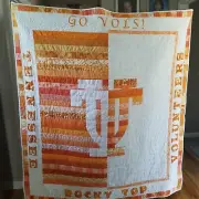 University of Tennessee "GO VOLS!" Applique Quilt Pattern