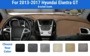 Dashboard Dash Mat Cover for 2013-2017 Hyundai Elantra GT (Brushed Suede)