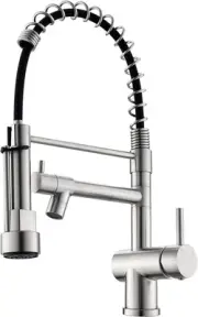 Commercial Kitchen Faucet, Kitchen Faucet with Pull down Sprayer, Single Handle