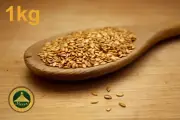 Organic Flax Seeds 1kg Linseeds 100% Australian Organic Superfood FREE Postage
