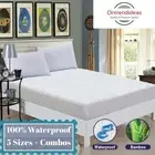 100% Bamboo Waterproof Mattress Protector | Bamboo Pillowcase Protectors 5 Sizes