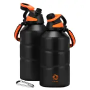 NNEOBA Stainless Steel Thermos Bottle Vacuum Flask (Black)