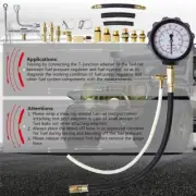 Fuel Injection Pump Injector Tester Test Pressure Gauge Kits Universal 0-140 PSI