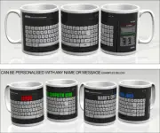AMSTRAD CPC 6128 RETRO COMPUTER MUG - CAN BE PERSONALISED